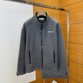 Grey Fleece Zip Jacket - draft