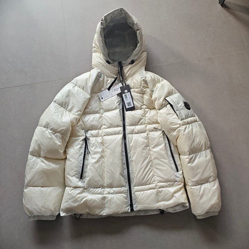 Hooded Puffer Jacket with Zip Pockets - draft