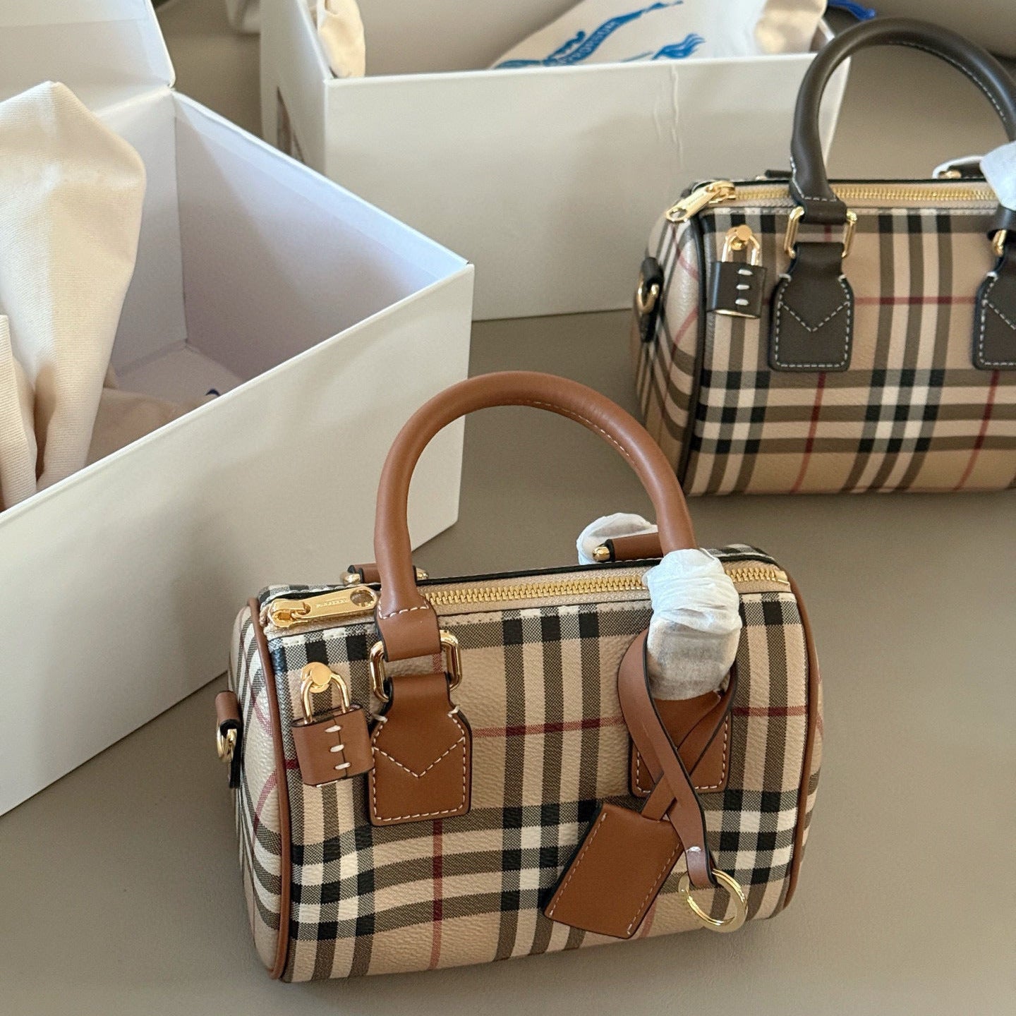 Mini Structured Top-Handle Bag - draft