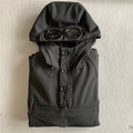 Hooded Jacket with Integrated Goggles - draft