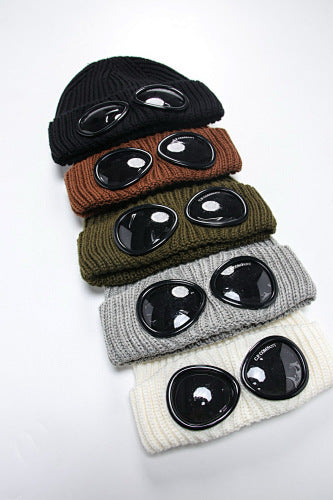 Beanie Hat with Integrated Goggles - draft