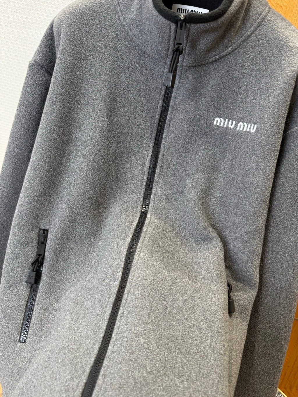 Grey Fleece Zip Jacket - draft