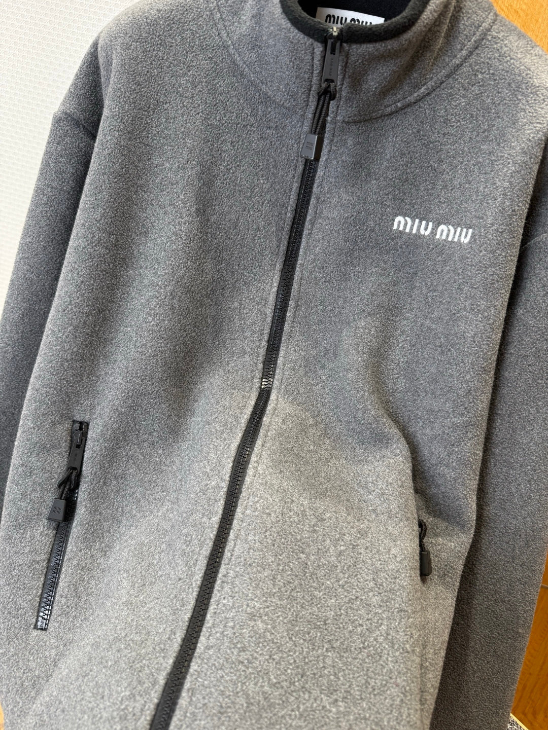 Grey Fleece Zip Jacket - draft