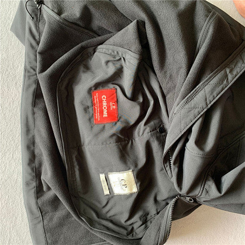 Hooded Jacket with Integrated Goggles - draft