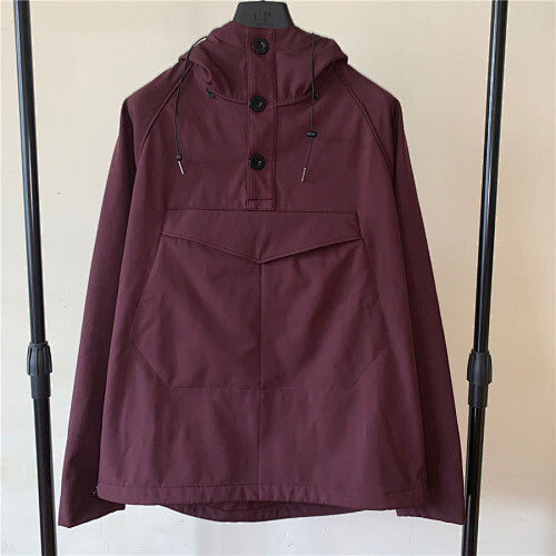 Hooded Jacket with Integrated Goggles - draft