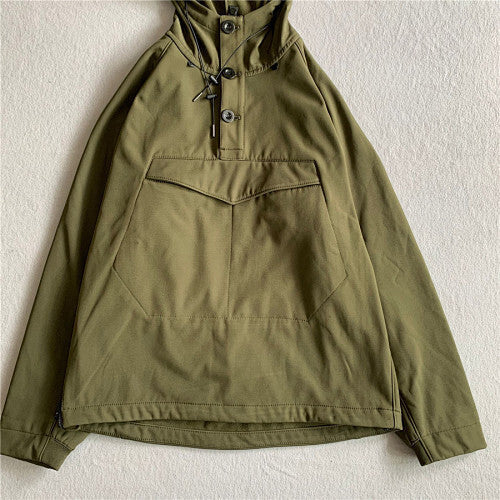 Hooded Jacket with Integrated Goggles - draft