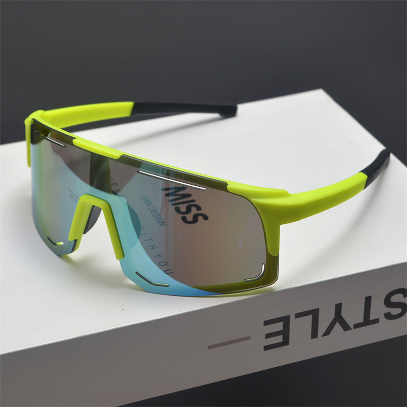 Oversized Shield Sports Sunglasses - draft