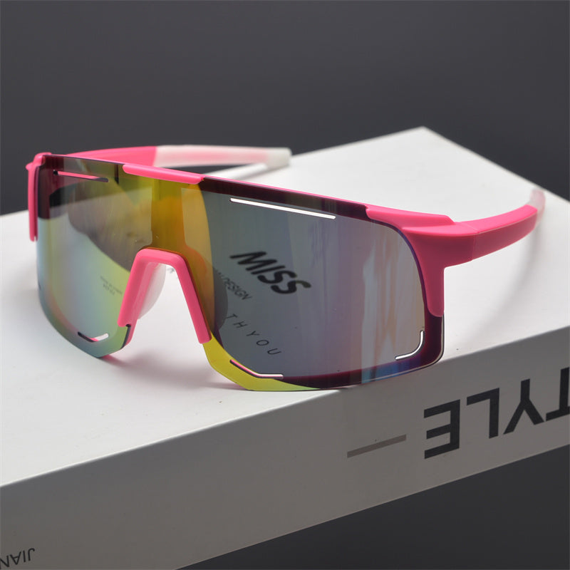 Oversized Shield Sports Sunglasses - draft