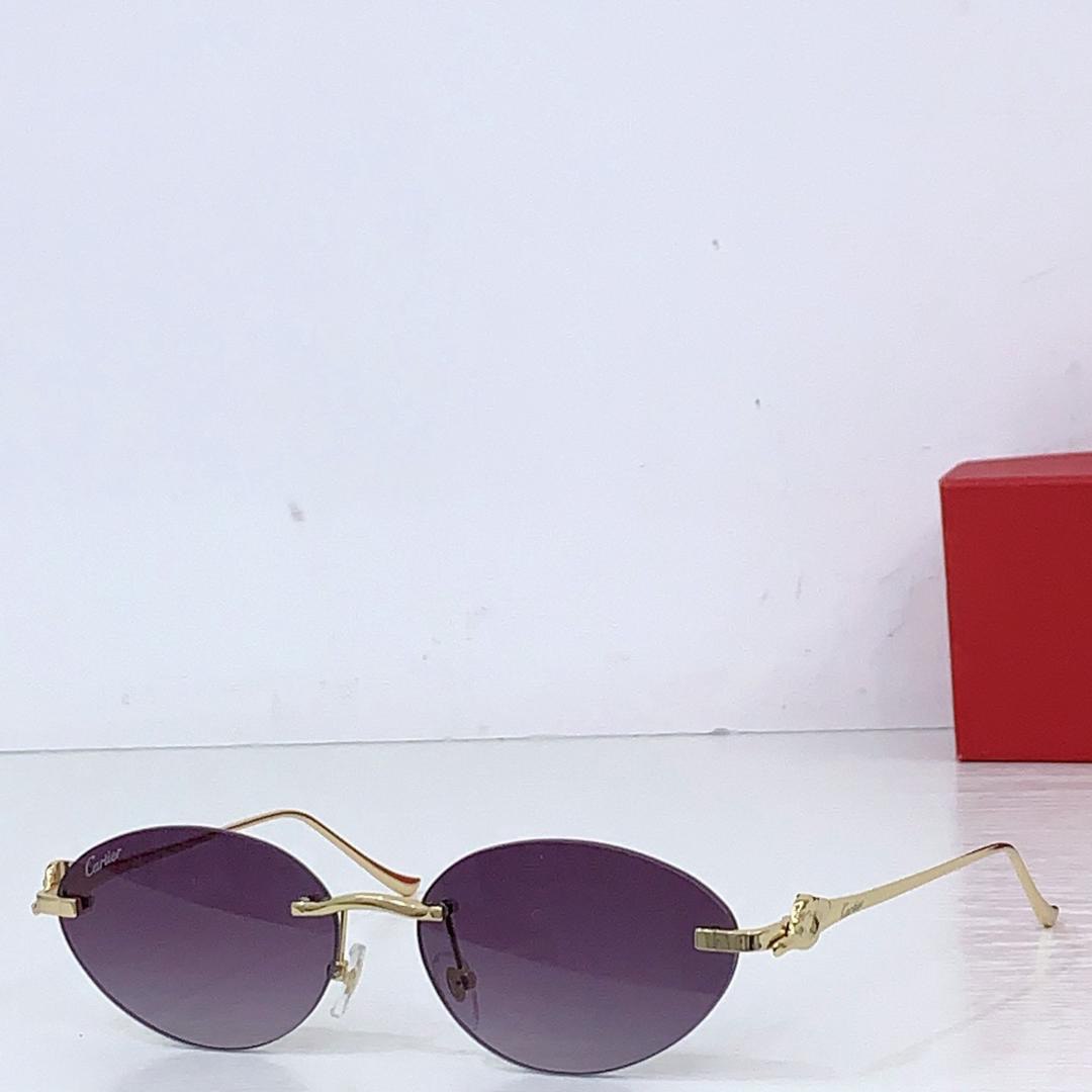 Luxury Oval Rimless Sunglasses - draft