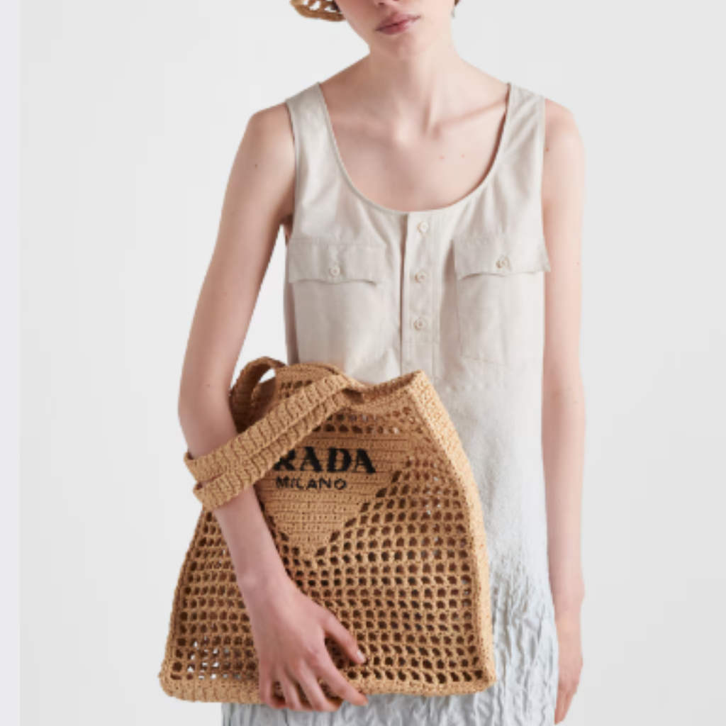 Crochet tote bag