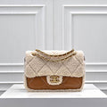 Leather Quilted Shoulder Bag - draft