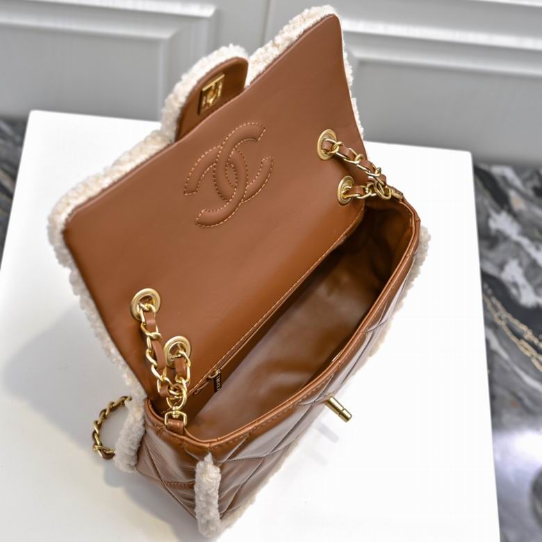 Leather Quilted Shoulder Bag - draft