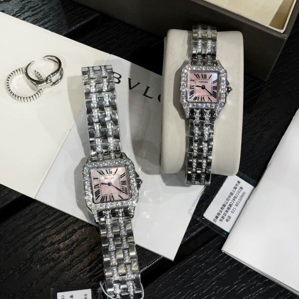 Luxury Square Diamond Watch - draft