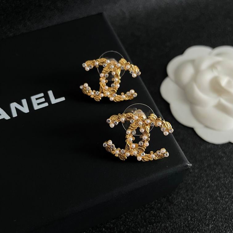 Pearl Letter Earrings - draft