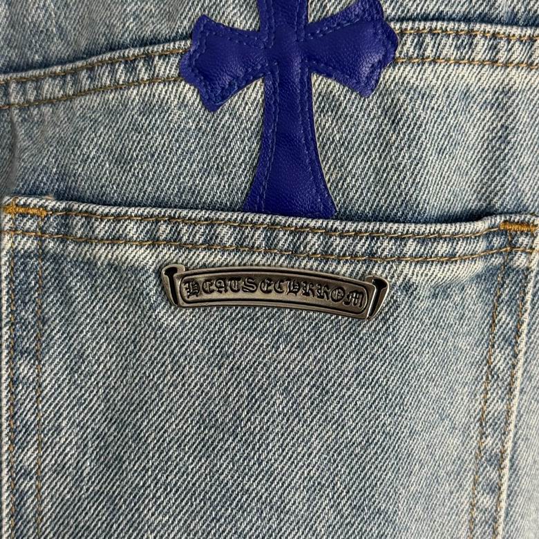 Relaxed Fit Embroidered Denim Jeans - draft