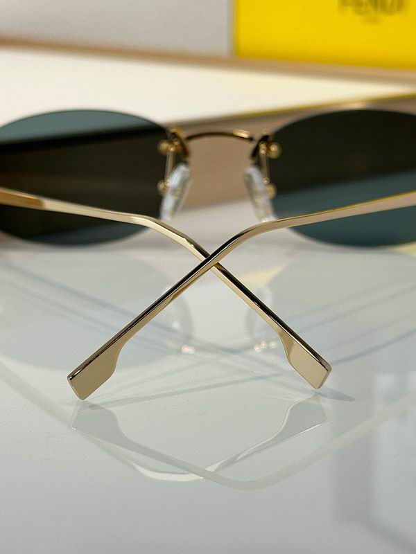 Slim Oval Metal Sunglasses - draft