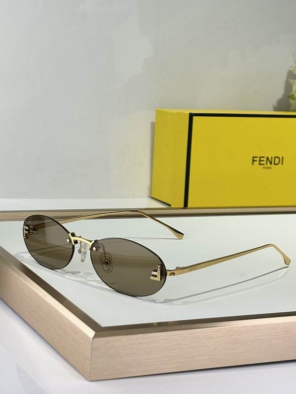Slim Oval Metal Sunglasses - draft