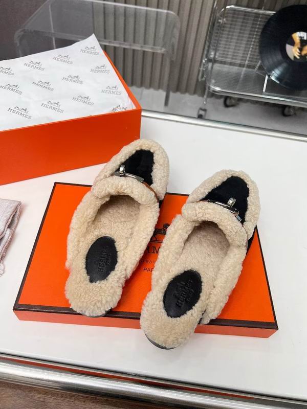 Fur Slip-on loafers - draft