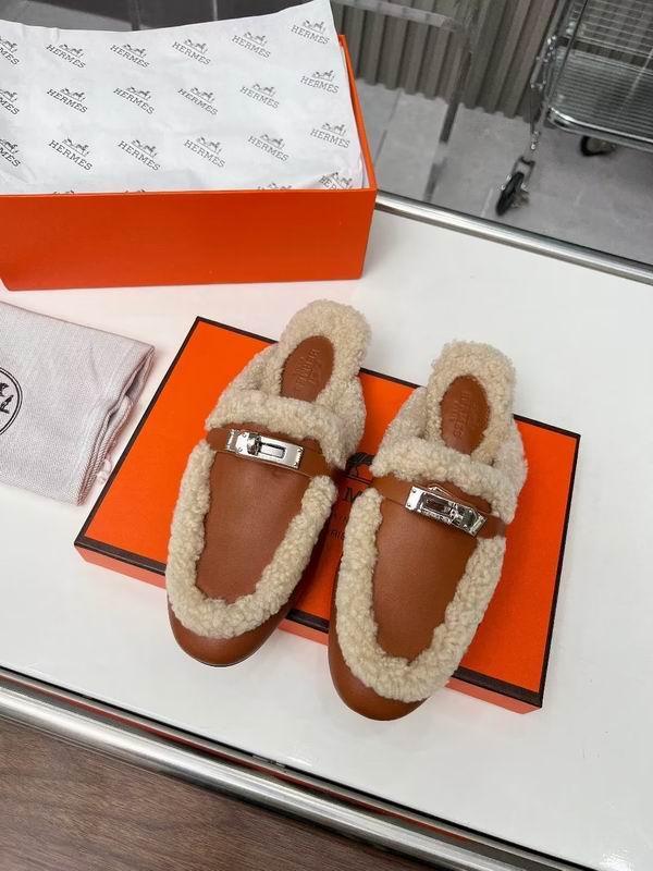 Fur Slip-on loafers - draft
