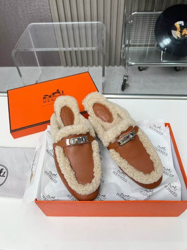 Fur Slip-on loafers - draft