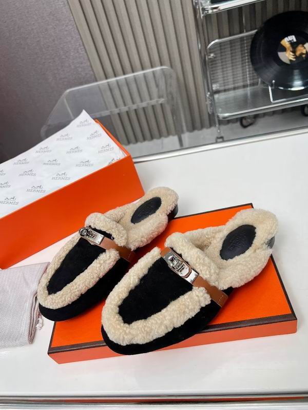 Fur Slip-on loafers - draft