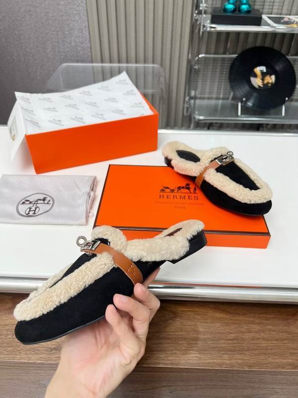 Fur Slip-on loafers - draft