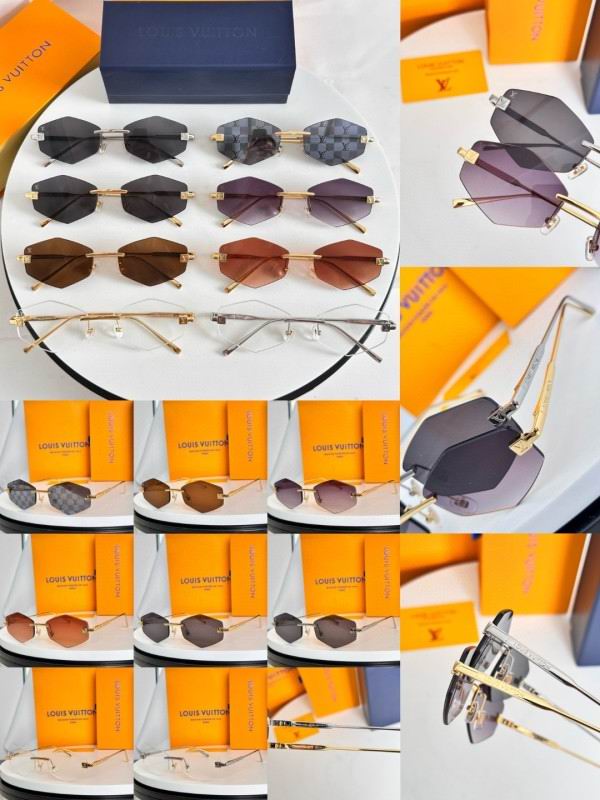 Rimless Geometric Sunglasses - draft