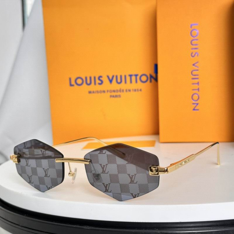 Rimless Geometric Sunglasses - draft