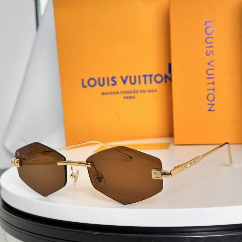 Rimless Geometric Sunglasses - draft