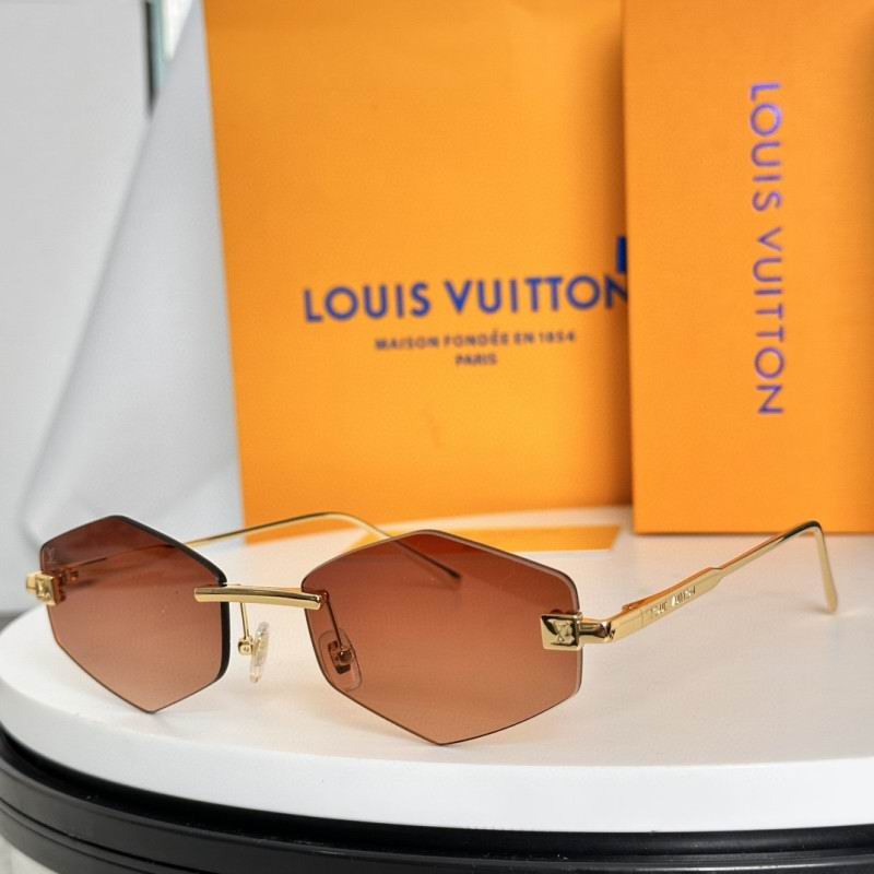 Rimless Geometric Sunglasses - draft