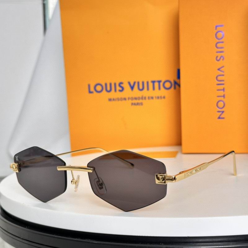Rimless Geometric Sunglasses - draft