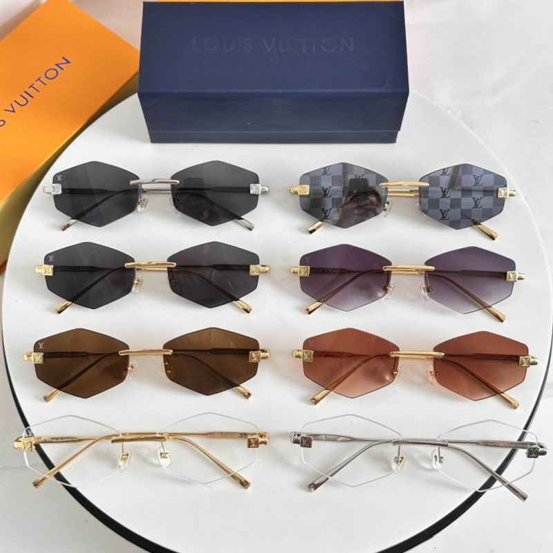 Rimless Geometric Sunglasses - draft