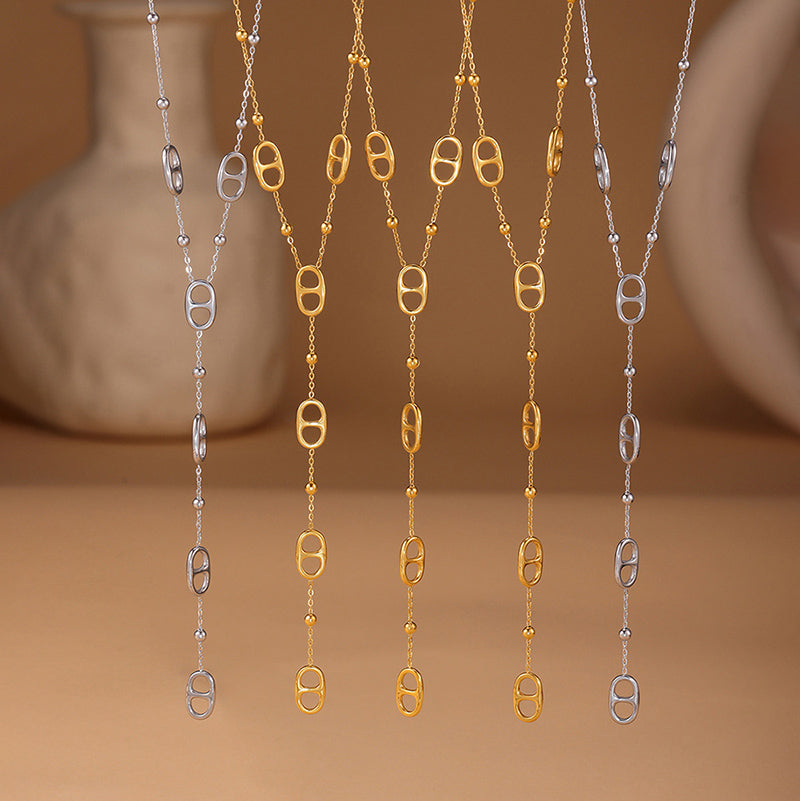 Minimal Long Chain Necklace - draft