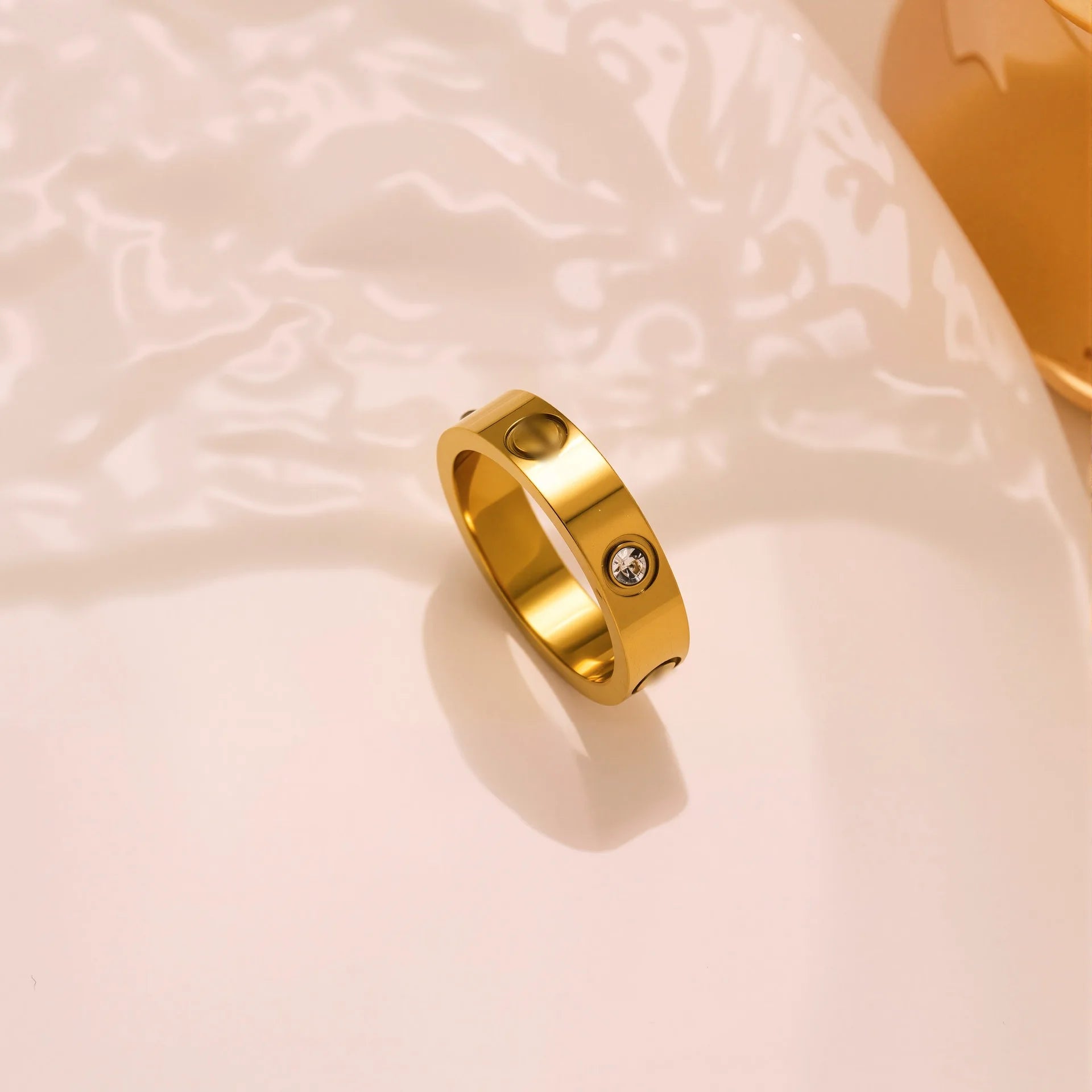 Minimal Crystal Band Ring - draft