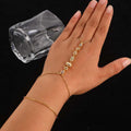 Minimal Link Hand Chain Bracelet - draft