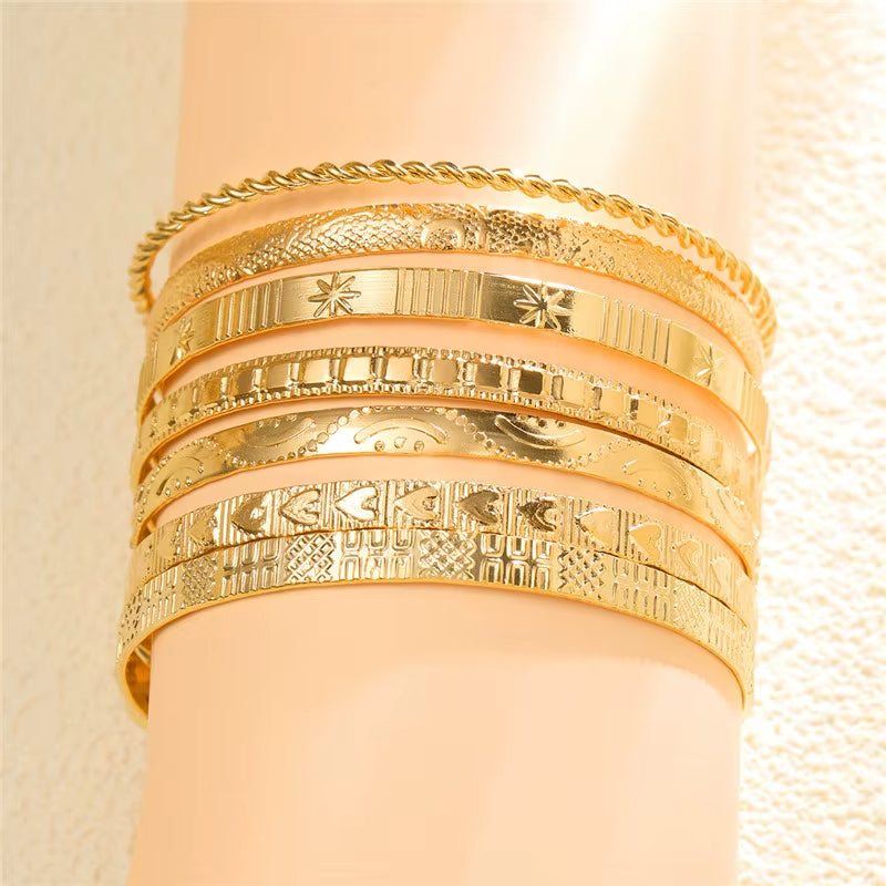 7-piece Bangle Bracelet Set - draft