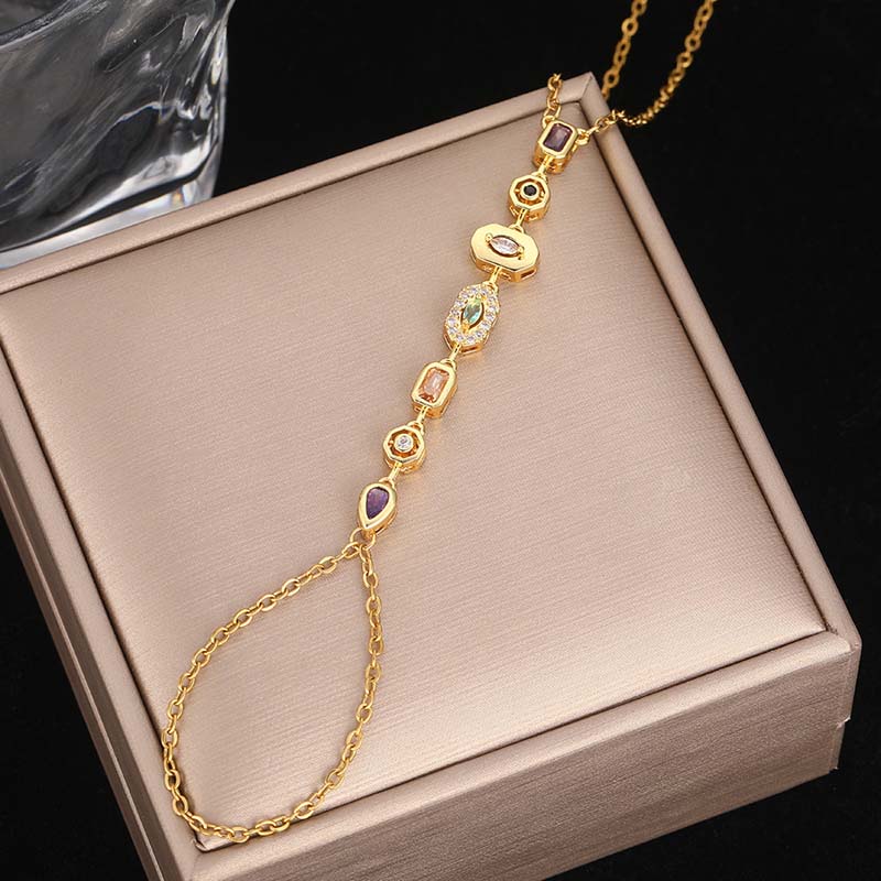 Minimal Link Hand Chain Bracelet - draft