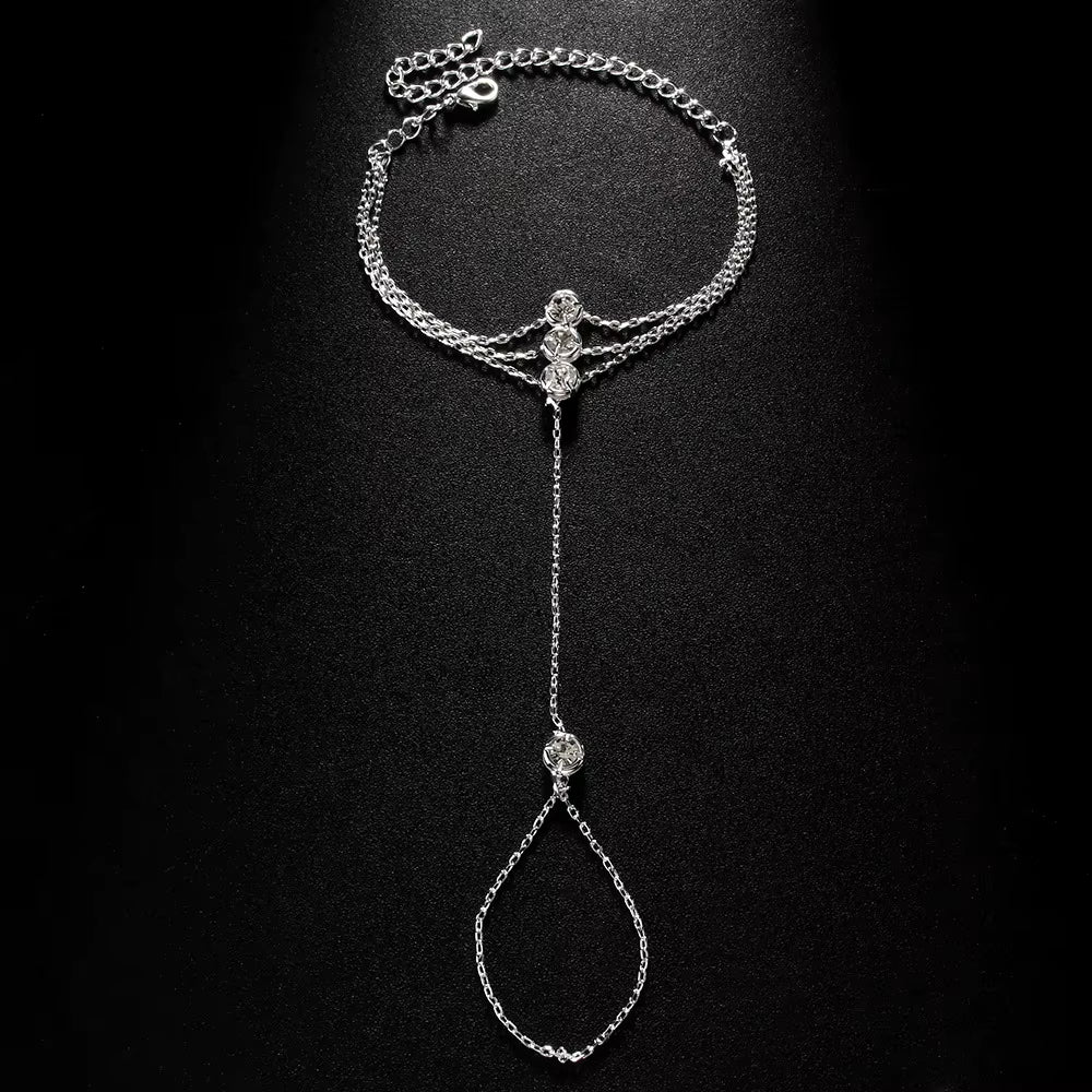 Lilia Hand Chain Bracelet - draft