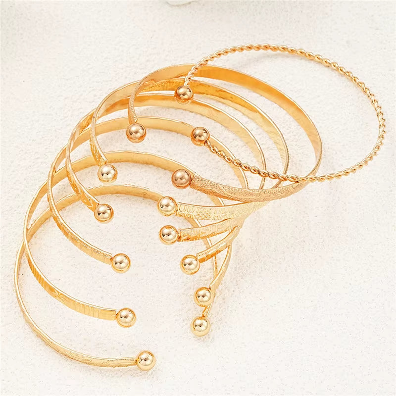 7-piece Bangle Bracelet Set - draft