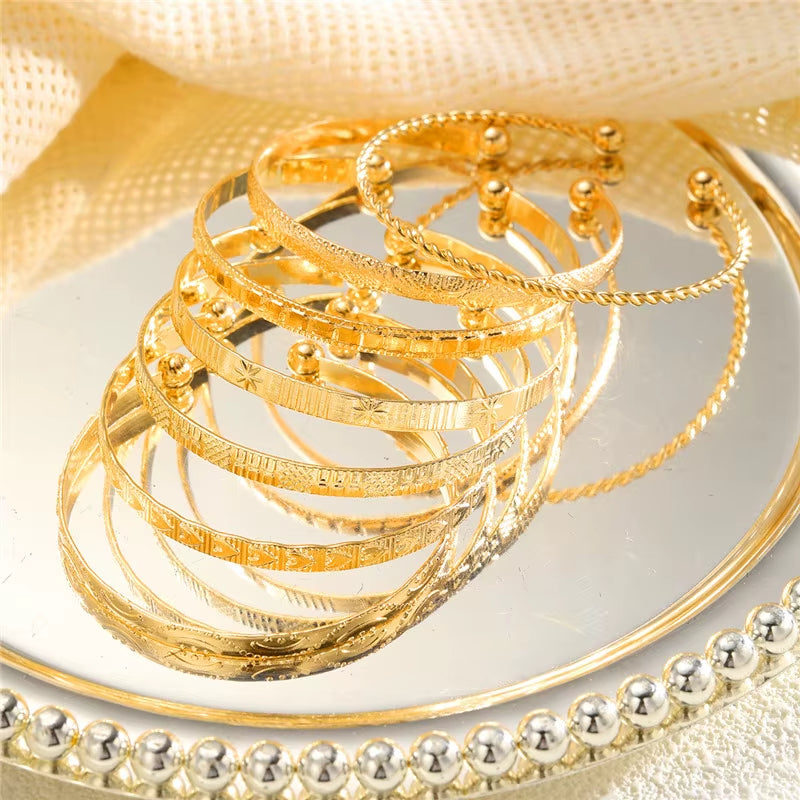 7-piece Bangle Bracelet Set - draft