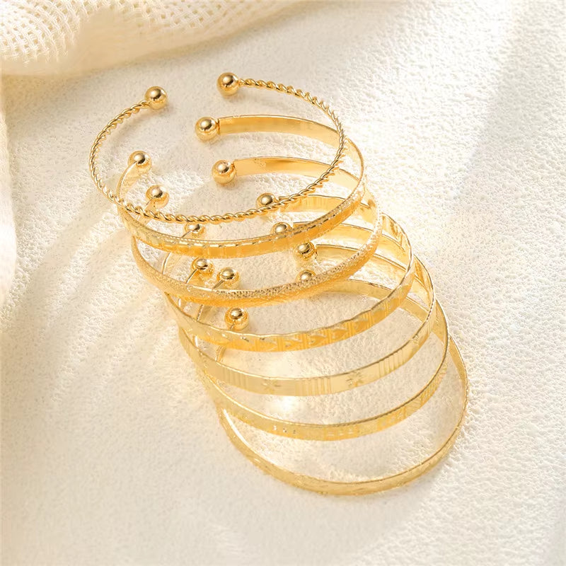 7-piece Bangle Bracelet Set - draft