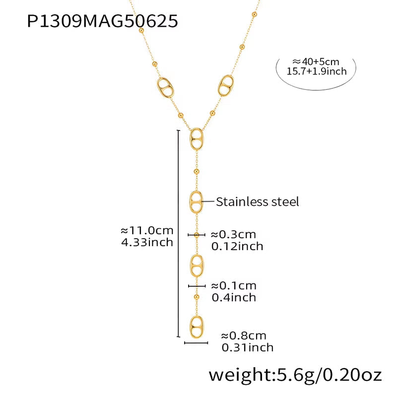 Minimal Long Chain Necklace - draft