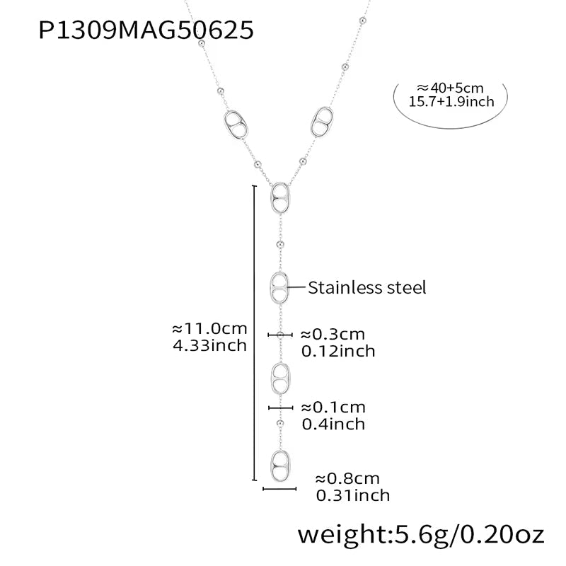 Minimal Long Chain Necklace - draft