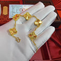 Five-Flower Gold-Plated Bracelet - draft