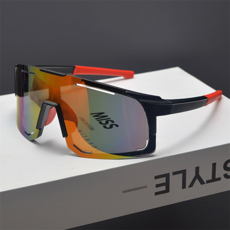 Oversized Shield Sports Sunglasses - draft