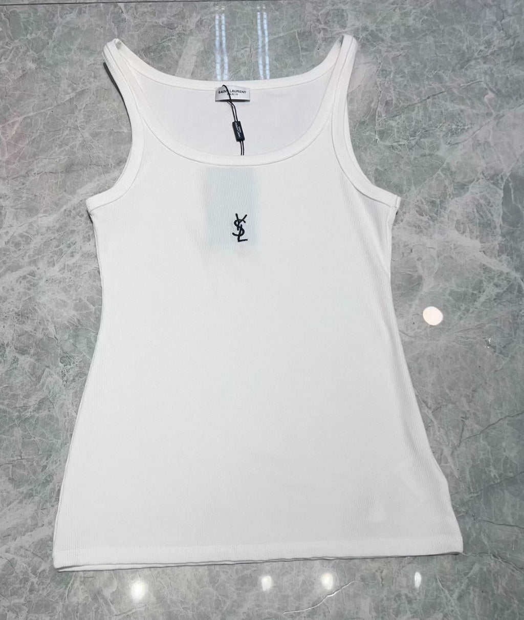 Ribbed Sleeveless Tank Top - draft