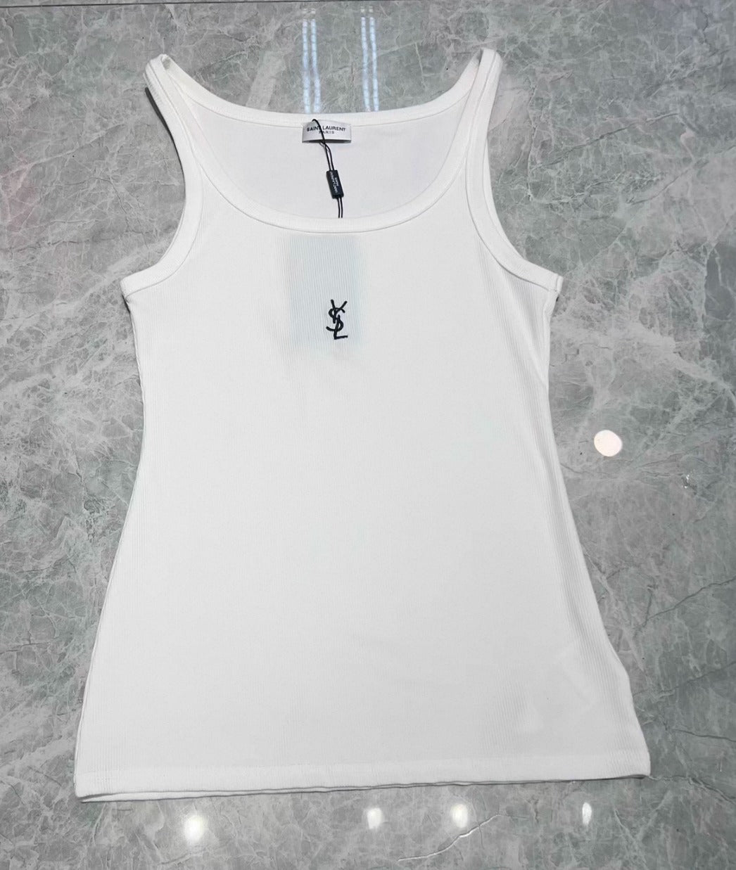 Ribbed Sleeveless Tank Top - draft
