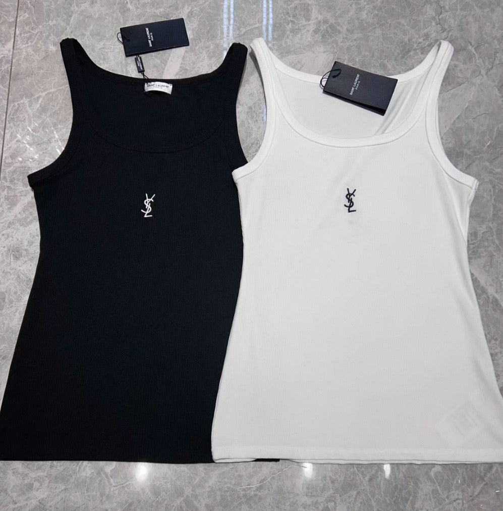 Ribbed Sleeveless Tank Top - draft
