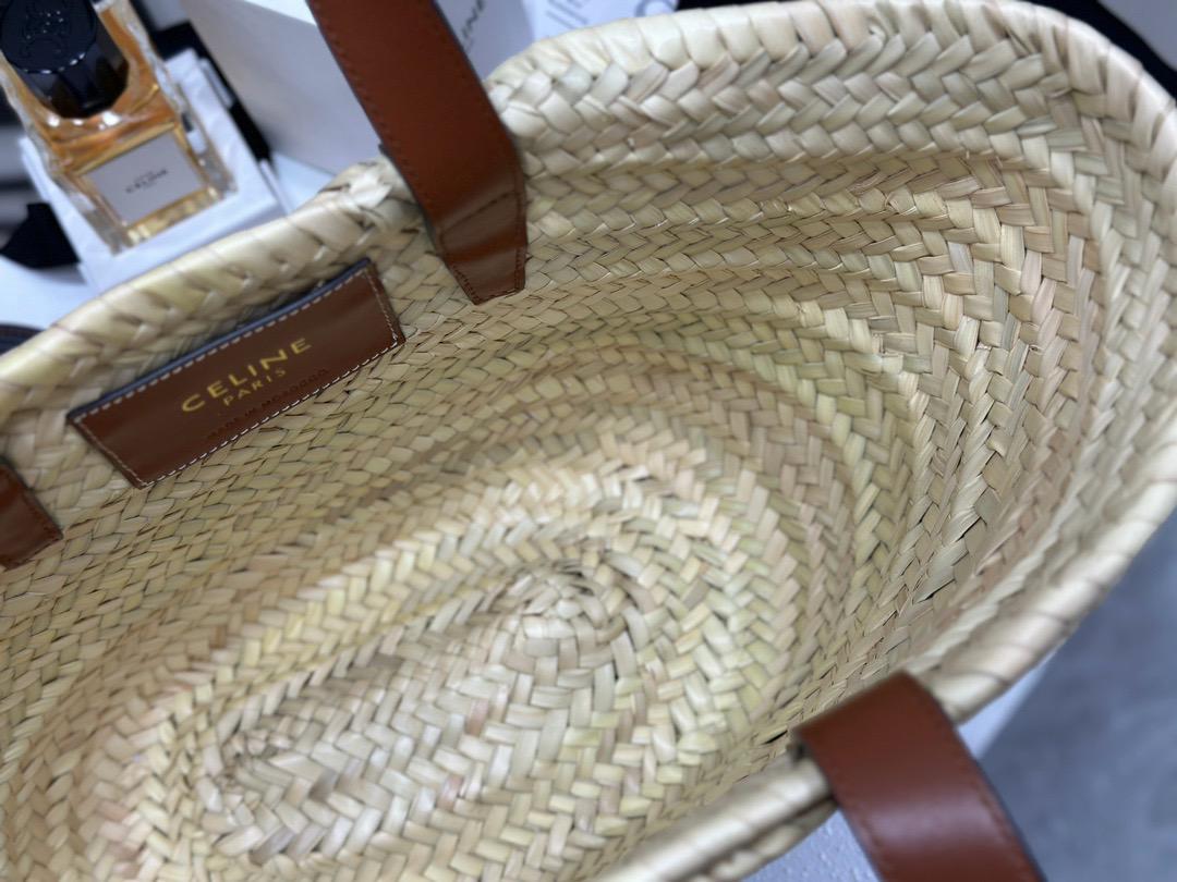 Classic Handwoven Palm Basket Bag