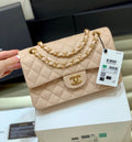 Classic Flap Small Bag 23cm – Beige Edition - draft